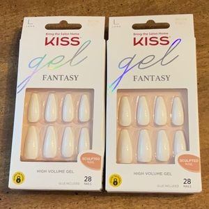 Kiss gel acrylic nails - set of 2 ☀️brand new